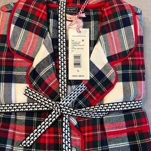 Vineyard Vines Ladies Large  Red and Green Plaid Sleepwear